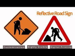 Fabrica de velocidad límite personalizado de metal reflector de advertencia reguladora señal de seguridad