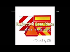 Indicador de advertencia de alta intensidad de movimiento lento para transportadores de bicicletas Indicador trasero para camiones