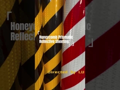 Cinturón reflector prismático de cristal de malla impermeable para cinta de advertencia de barrera del vehículo