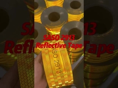 Saso 2913 2 pulgadas 25m 50m cinta retroreflectiva para Arabia Saudita