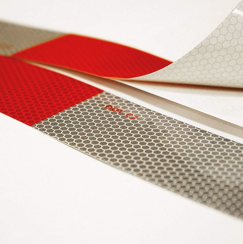 OEM Conspicuidad DOT cinta reflectante reflector pegatina tipo PET