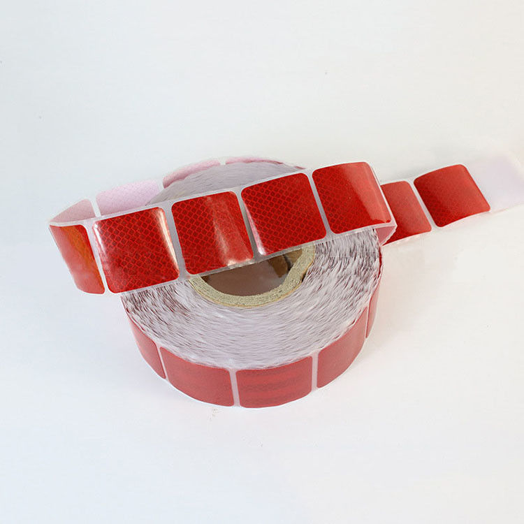 Cinta de seguridad reflectiva impermeable de 2 pulgadas de ancho 150 pies de largo- Rojo, blanco y amarillo para camiones