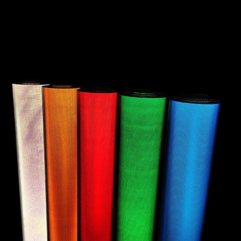 Venta al por mayor de la fábrica de publicidad de grado LZT1800 Acrílico película reflectante de vinilo lámina reflectante para la señal de tráfico vial