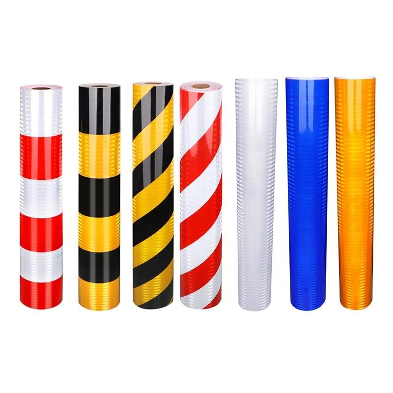Material acrílico de alta intensidad de grado de película de banda inclinada reflectante 9300s para pegatinas de vehículos
