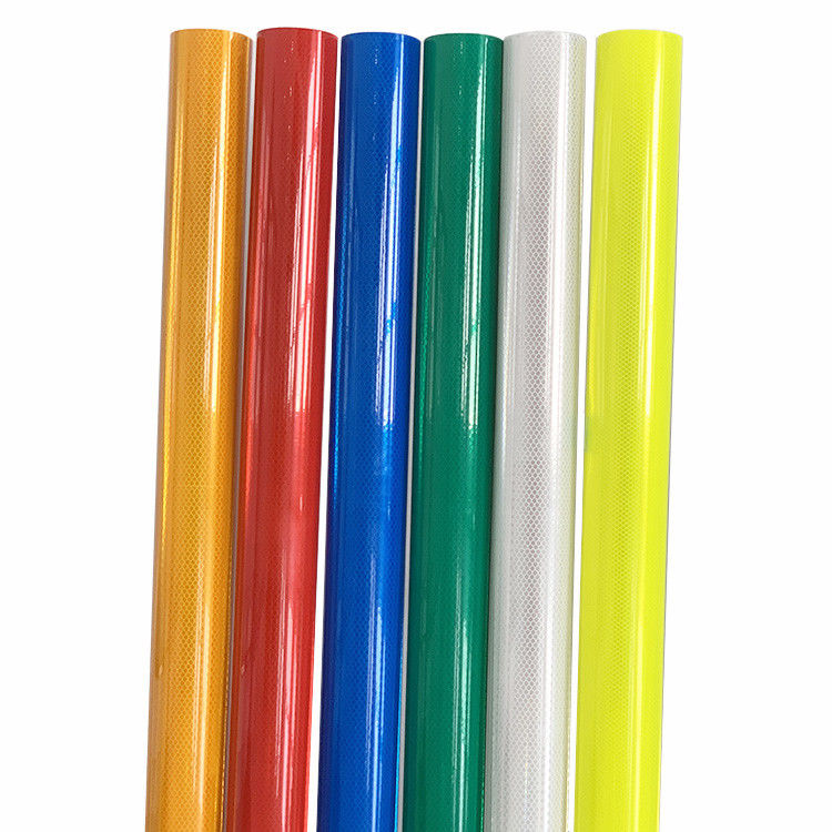 Hoja reflectiva prismática de grado diamante de varios colores para la seguridad del tráfico vial