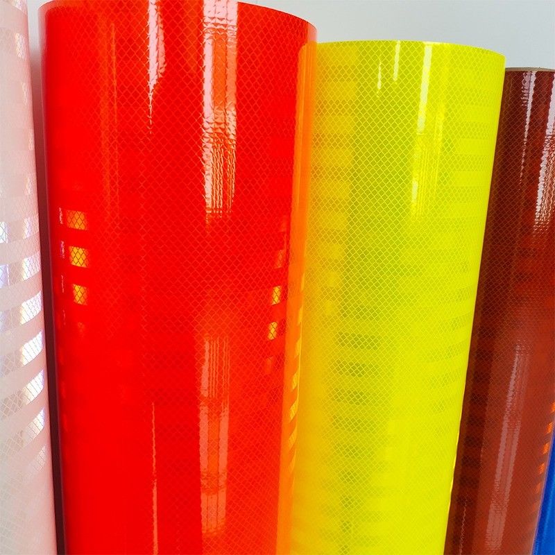 Muestra gratuita Tipo III de autoadhesivo de la señal de carretera HIP de película reflectante láminas de vinilo rollo