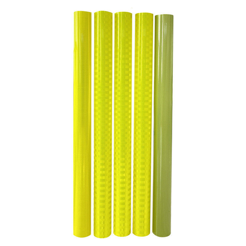 Fluorescente Amarillo Verde Rígido Reflector de alta intensidad Prismático con visibilidad de 24 horas