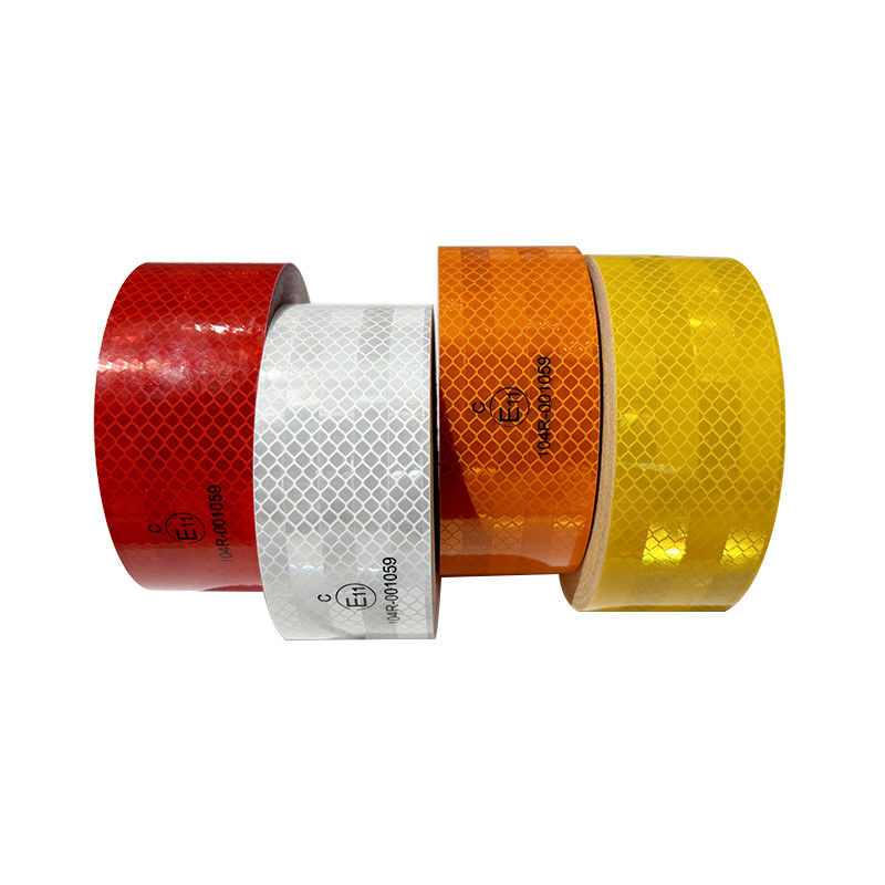 Camión Emark 104R ECE cinta reflectante blanco amarillo rojo autoadhesivo para la seguridad del vehículo
