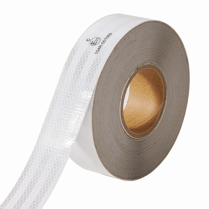 Cinturón reflector prismático para vehículos de seguridad acrílico ECE 104 blanco rojo amarillo
