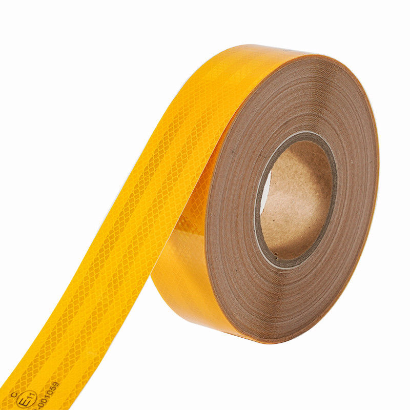Impresión personalizada ECE 104r Rolls Reflector de automóviles Prismático pegatinas rojas Vinyl Reflector de cinta para camión