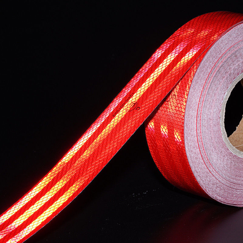 Cinturón reflector prismático para vehículos de seguridad acrílico ECE 104 blanco rojo amarillo