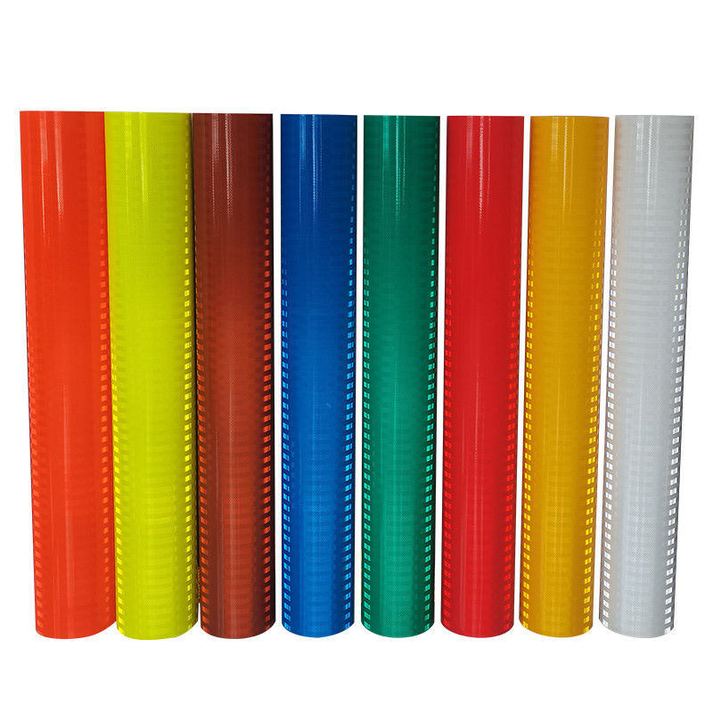 EGP/Diamante de alta visibilidad Micro-prismática película reflectante/hoja para marcas personalizadas de seguridad vial