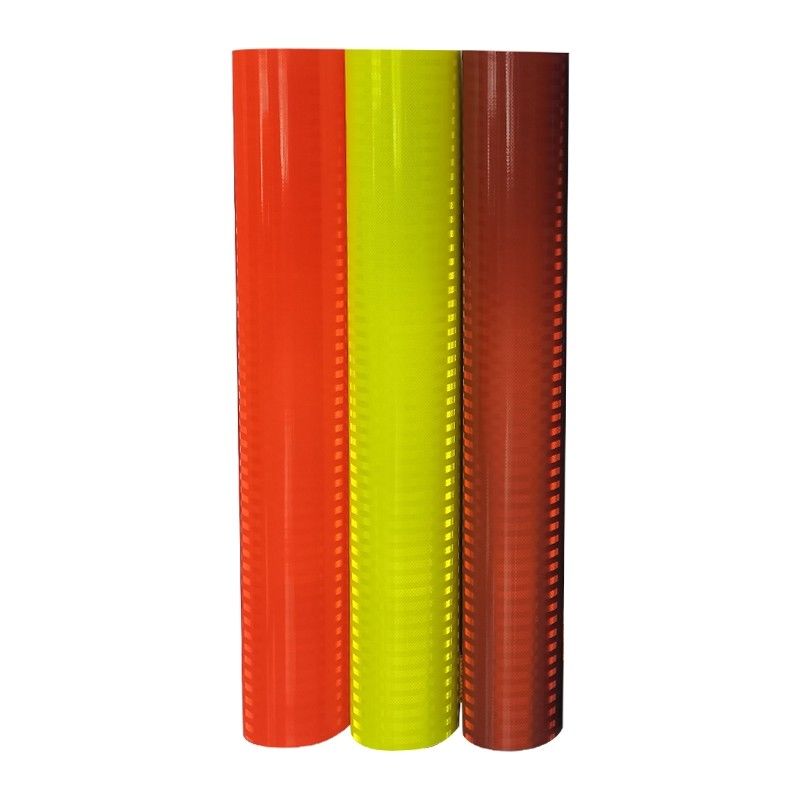 Blanco Amarillo Rojo Color HIP EGP Grado 7-10 años Garantía Hoja reflectante película de vinilo para la seguridad vial