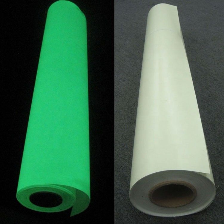 2-12h Lámina fotoluminiscente autoadhesiva impermeable 1,22*45,72m para señales de seguridad