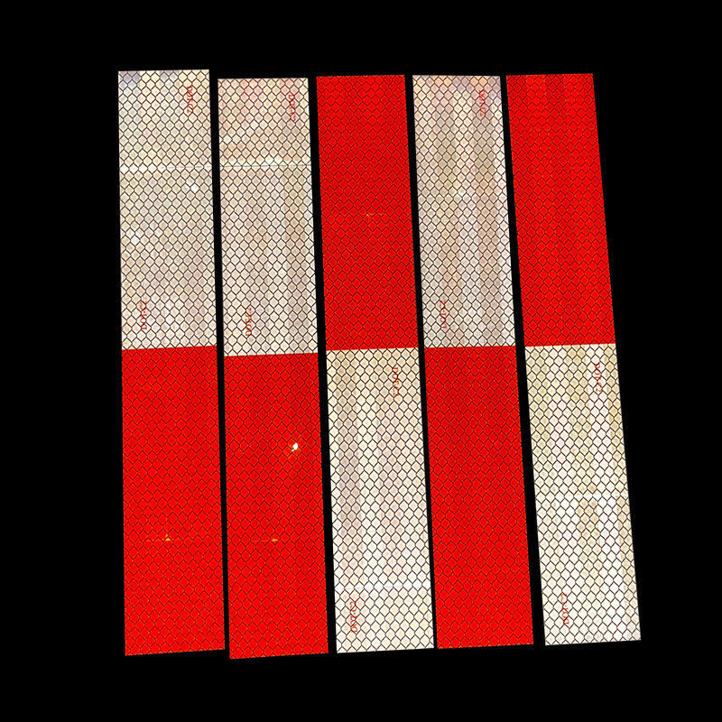 Cintas adhesivas reflectoras rojas y blancas impermeables DOT-C2 para camiones al aire libre