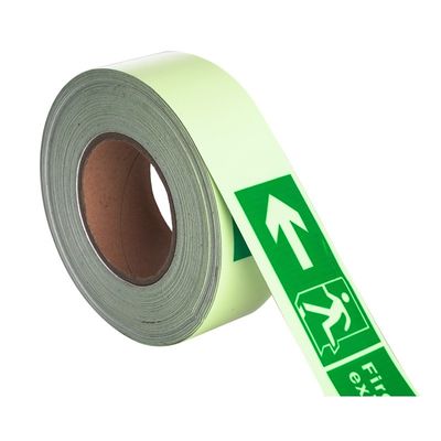 calidad Jato de tinta Brillo en la escalera oscura tiras fotoluminiscente película de vinilo autoadhesivo fábrica