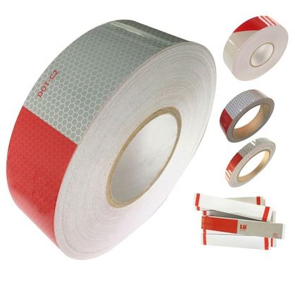 Buen precio DOT C2 Conspicuidad haciendo cinta de advertencia reflectante Hi Vis para remolques en línea