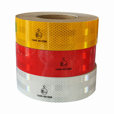 Buen precio 2 x 150 pies ECE 104 Cintas reflectoras de visibilidad Blanco Rojo Amarillo en línea
