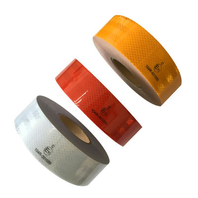 Buen precio Carpeta de reflexión de color rojo blanco amarillo ECE 104R para camión en línea