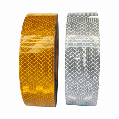 Buen precio Cintas reflectoras ECE metálicas aluminizadas Rojo Amarillo Blanco para remolque en línea