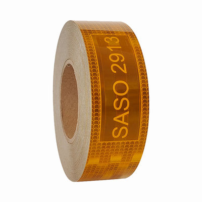 Buen precio Adhesivos de cinta reflectiva de radio metalizado SASO 2913 personalizados para advertencia en línea