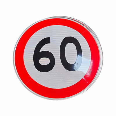 Buen precio Límites de velocidad Signos retroreflectores de parada Símbolo de tráfico Forma redonda en línea
