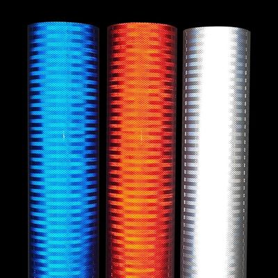 Buen precio Material de vinilo reflector prismático duradero para señalización en línea