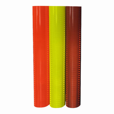 Buen precio 10 años de garantía HIP lámina reflectiva prismática película reflectiva de señalización para carretera en línea