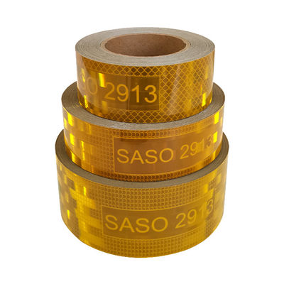 Buen precio Las bandas de cinta reflectante para exteriores SASO 2913 Amarillo Naranja OEM en línea
