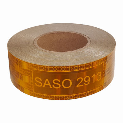 Buen precio ECE SASO 2913 Cinta reflectante de vinilo de adhesivo para camiones en línea