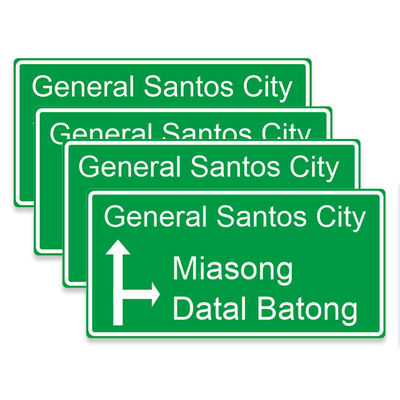 Buen precio Signos de la autopista verde personalizada Signos de la autopista de tráfico Signos de la carretera principal en línea