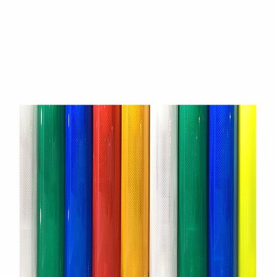 Buen precio Adhesivo reflector prismático de diamante película de vinilo verde autoadhesivo en línea