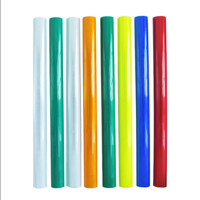 Buen precio Signo de seguridad micro prismático pegatina reflectante material de película imprimible de calidad de diamante duradero en línea