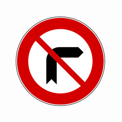 Buen precio Señales de seguridad reflectantes viales OEM personalizadas Señal de tráfico de advertencia obligatoria Tablero circular en línea