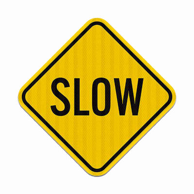 Buen precio Signos de tráfico exteriores con forma cuadrada y reflectores para advertencia de seguridad vial en línea