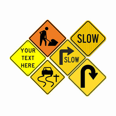 Buen precio Indicadores de tráfico reflectores amarillos personalizados de advertencia de ralentización para la seguridad vial en línea