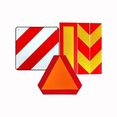 Buen precio Placas de aluminio reflector de marcado trasero de Chevron personalizadas para vehículos pesados en línea