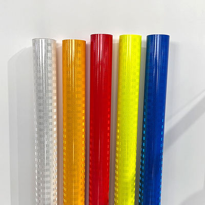 Buen precio 10 Años HIP Acrílico Impresible Microprismático Vínil Reflector Para Señales de Tráfico en línea