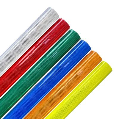Buen precio Película retroreflectiva de alta visibilidad de diamante de larga duración para señales de tráfico en línea