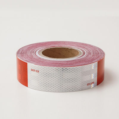 Buen precio Seguridad del camión DOT C2 Conspicuidad DOT Cinta reflectante exterior Blanco Rojo para probadores en línea