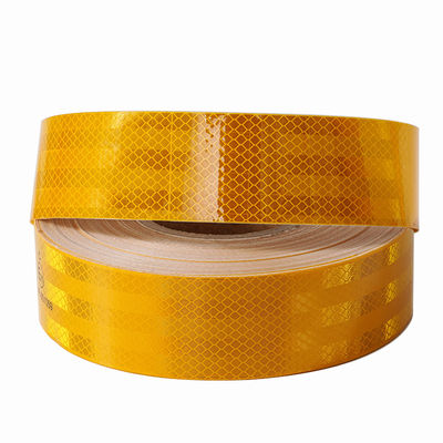 Buen precio Cintas de seguridad reflectoras amarillas autoadhesivas con brillante conspicuidad para camiones en línea