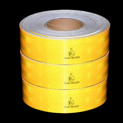 Buen precio Conspicuidad Retro Emark ECE ReflectiveTape Reflector Adhesivo para camiones pesados en línea