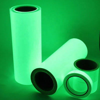 Buen precio Calidad de acrílico Brillo en el vinilo oscuro Película reflectante adhesiva luminosa en línea