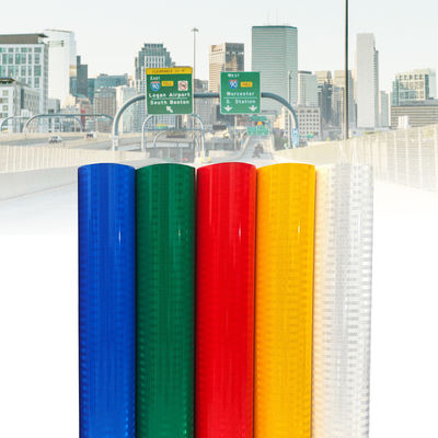 Buen precio Lámina adhesiva plástica tipo IV, reflectante prismática de alta intensidad, ODM en línea