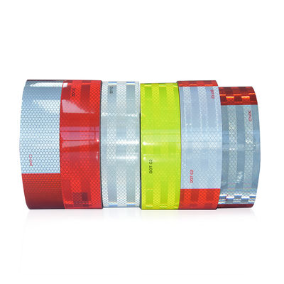 Buen precio Marcas viales para exteriores 5cm*5m / 5cm*25m 5cm*45m Cinta reflectante Marcas de tráfico Conspicuidad prismática para vehículos y camiones en línea