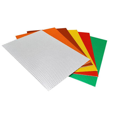 Buen precio Glass Beads High Intensity Grade Reflective Sheeting Relfective Film for Traffic Signs en línea