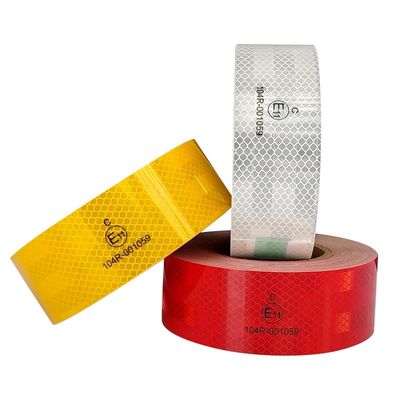 Buen precio High Intensity ECE 104R Self Adhesive Reflective Conspicuity Safety Tape for Vehicle en línea