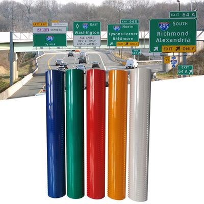 Buen precio Lámina reflectante prismática de alta intensidad ASTM D4956 Tipo IV HIP con vida útil de 10 años en línea